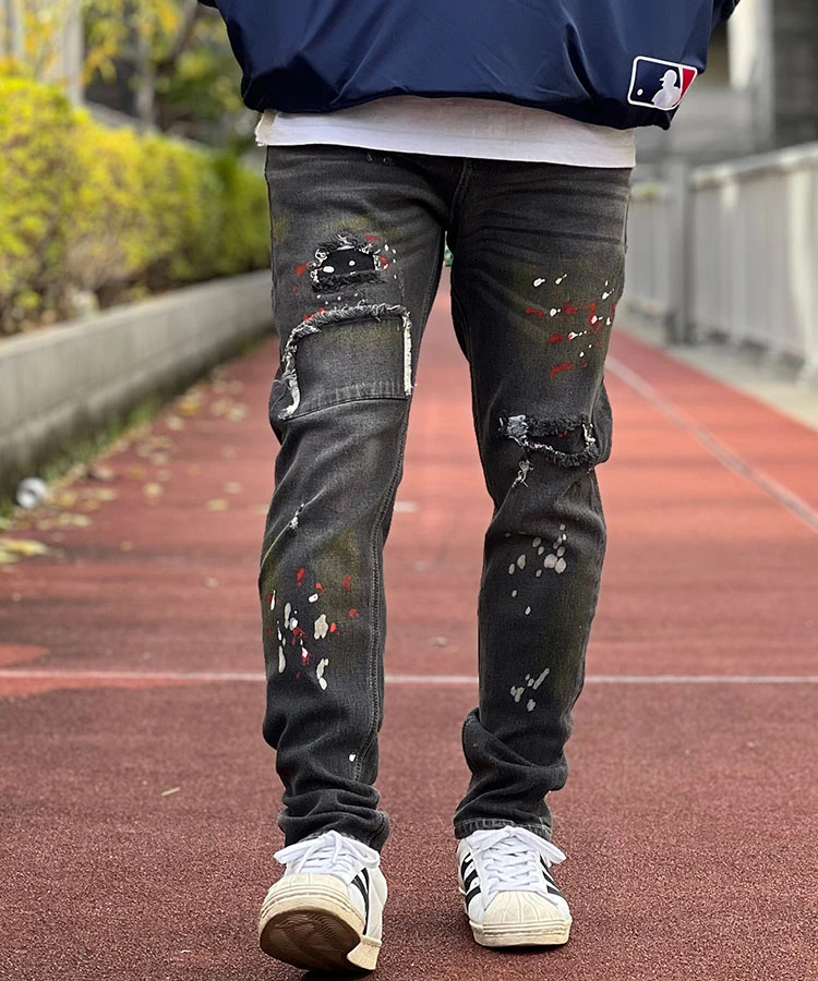 JACKROSE(ジャックローズ) |GA COLORFULL-PAINT TIGHT DENIM(MENS)