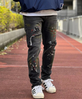 JACKROSE(ジャックローズ) |GA COLORFULL-PAINT TIGHT DENIM(MENS)