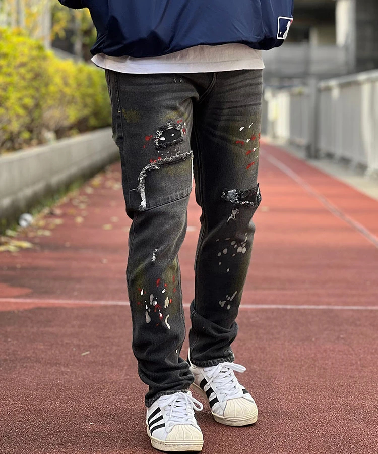 JACKROSE(ジャックローズ) |GA COLORFULL-PAINT TIGHT DENIM(MENS)