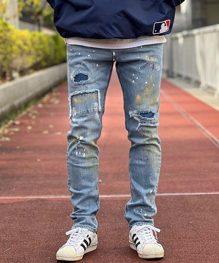 JACKROSE(ジャックローズ) |GA COLORFULL-PAINT TIGHT DENIM(MENS)