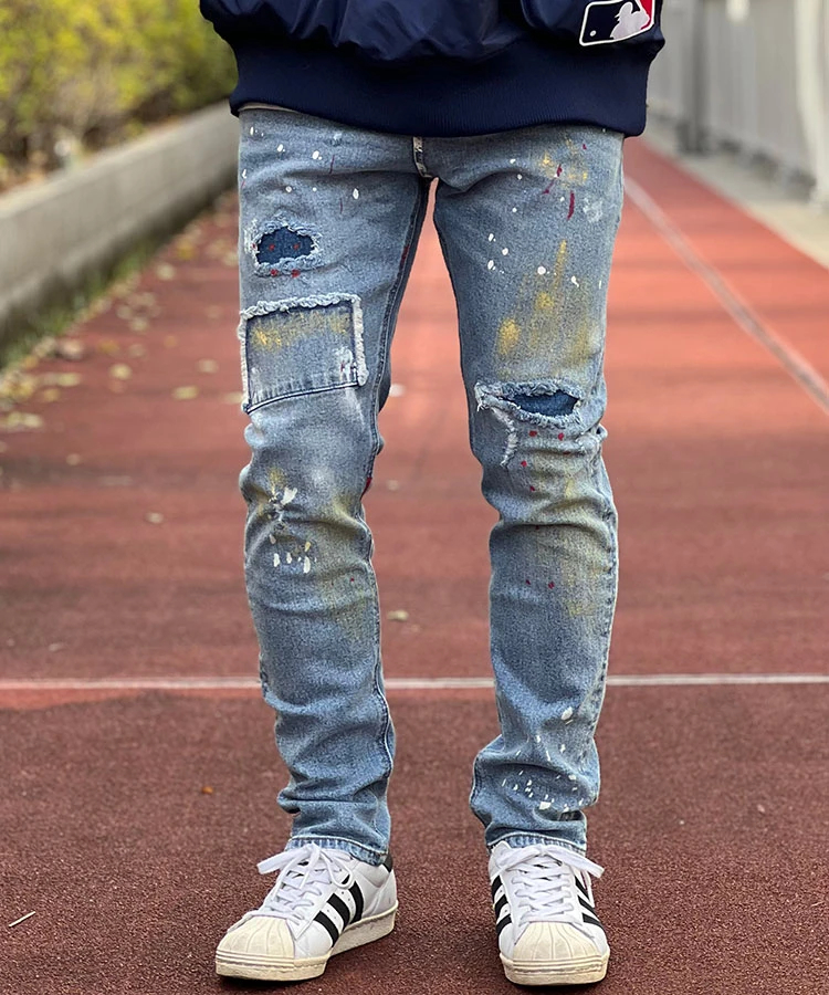 JACKROSE(ジャックローズ) |GA COLORFULL-PAINT TIGHT DENIM(MENS)