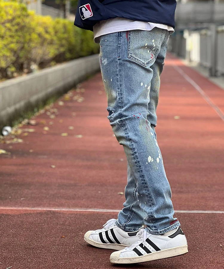 JACKROSE(ジャックローズ) |GA COLORFULL-PAINT TIGHT DENIM(MENS)