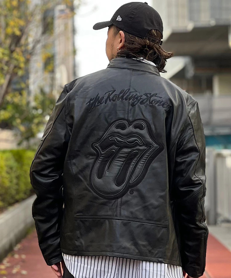 【希少/美品】 JACKROSE ローリングストーンズ ライダース ジャケットコラボ