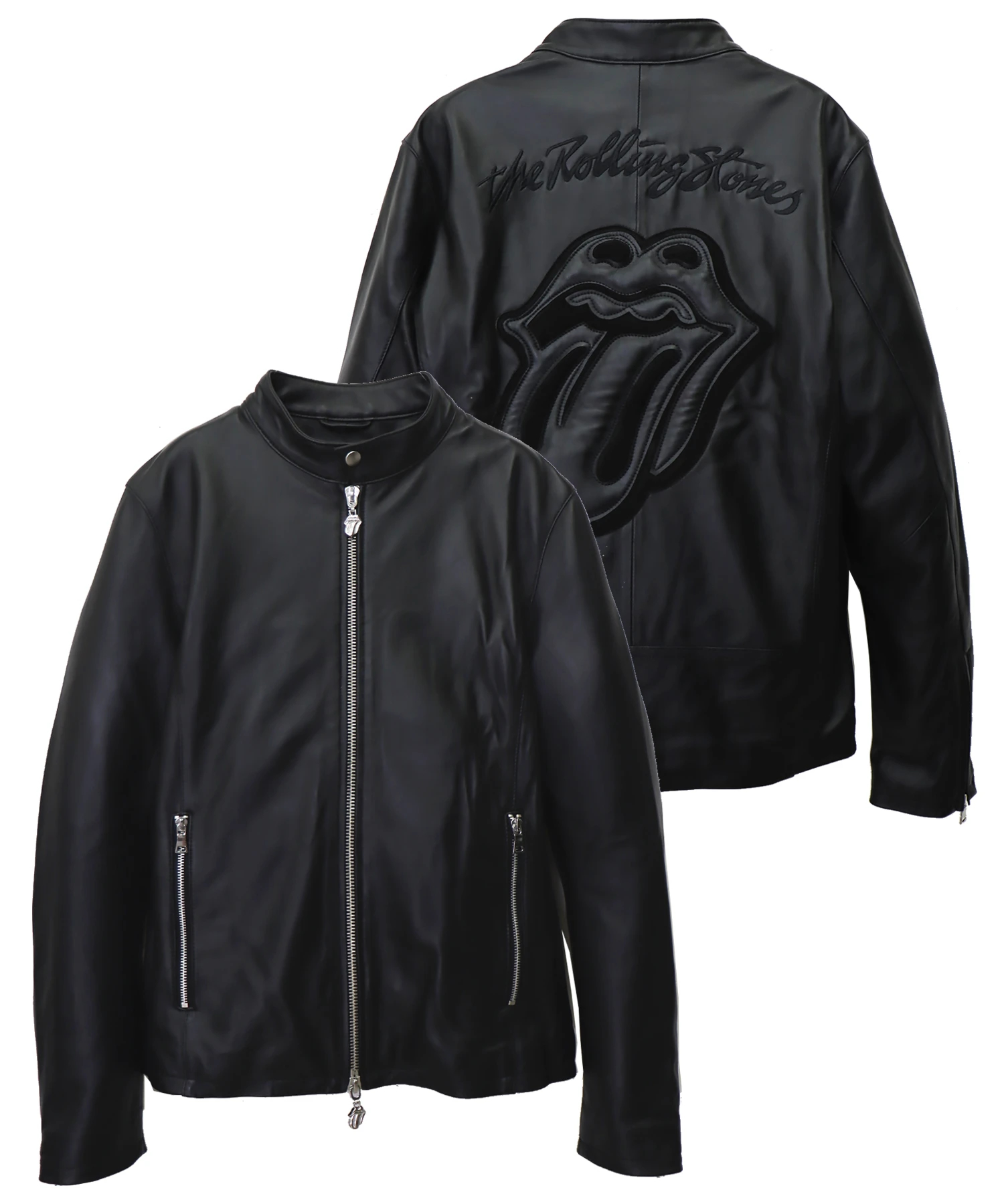 THE ROLLING STONES×JACKROSE】LAMB LEATHER S RIDERS｜ファッション通販 SANKO  BAZAAR（サンコーバザール）