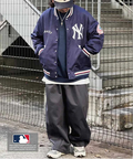 JACKROSE(ジャックローズ) |MLB / エムエルビー COOPERSTOWN NYフェイクスウェードブルゾン