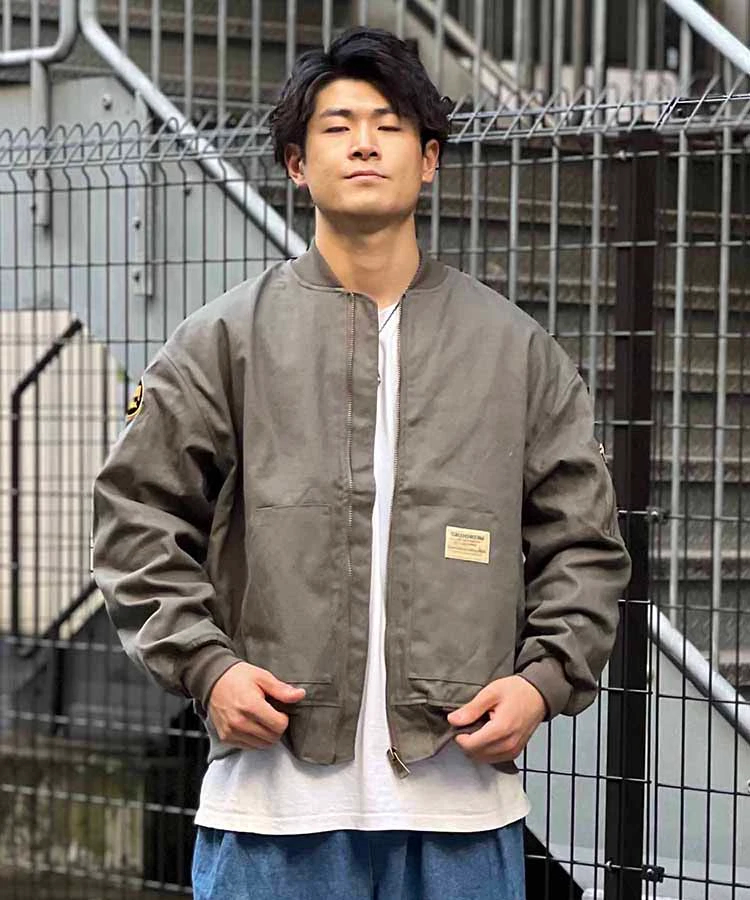 VANSON × SKOOKUM / バンソン×スクーカム ダックボンバージャケット