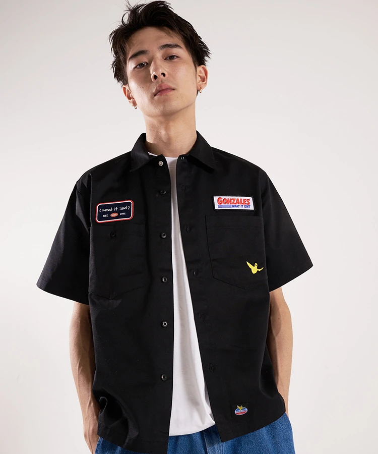 JACKROSE(ジャックローズ) |What it isNt-MG / ワットイットイズントバイマークゴンザレス S/S WORK SHIRT