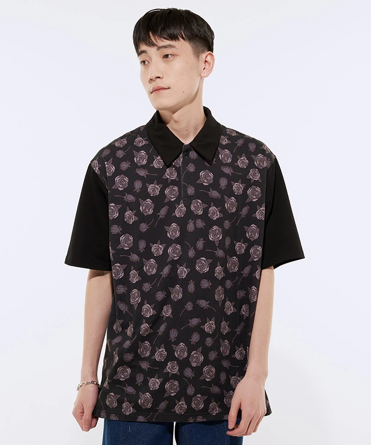 JE-総柄ROSE POLO｜ファッション通販 SANKO BAZAAR（サンコーバザール）