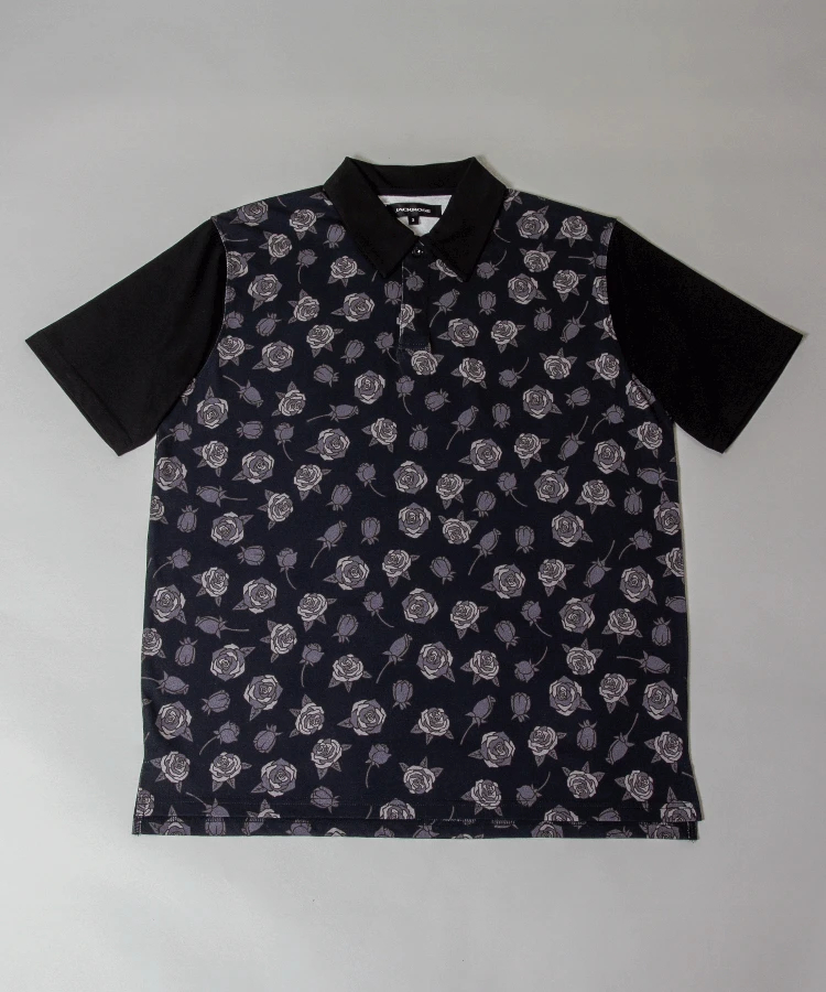 JE-総柄ROSE POLO｜ファッション通販 SANKO BAZAAR（サンコーバザール）