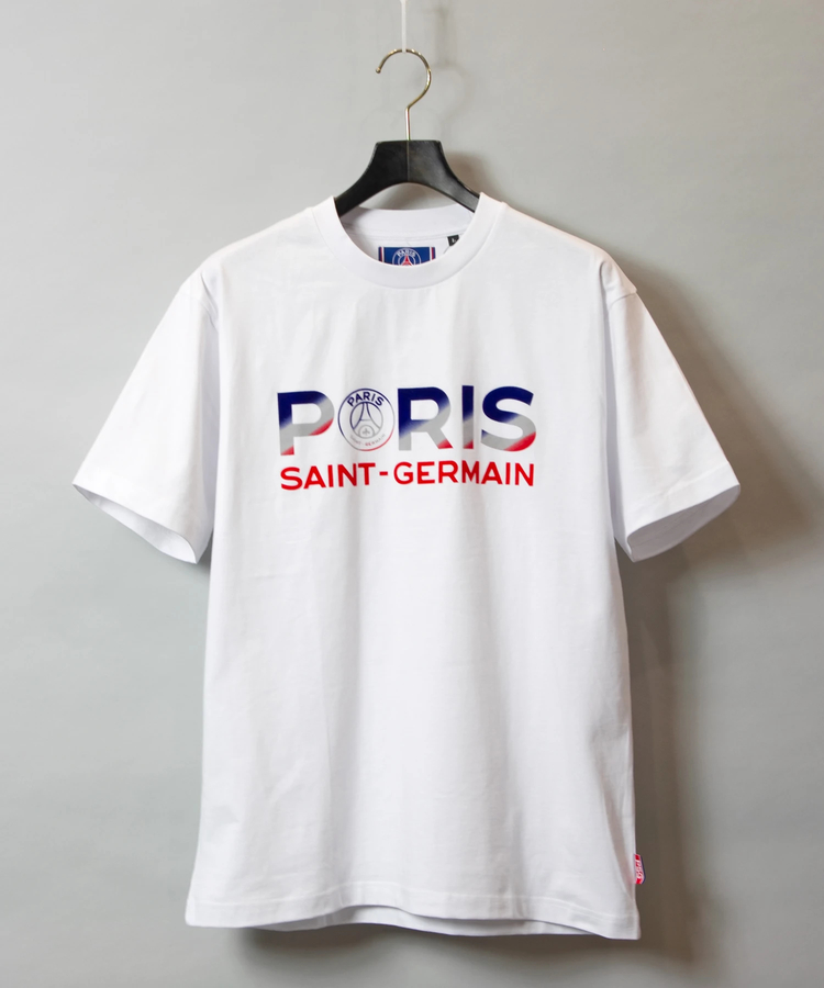 PSG / パリサンジェルマン FLOCKING PRINT S/S TEE(MENS