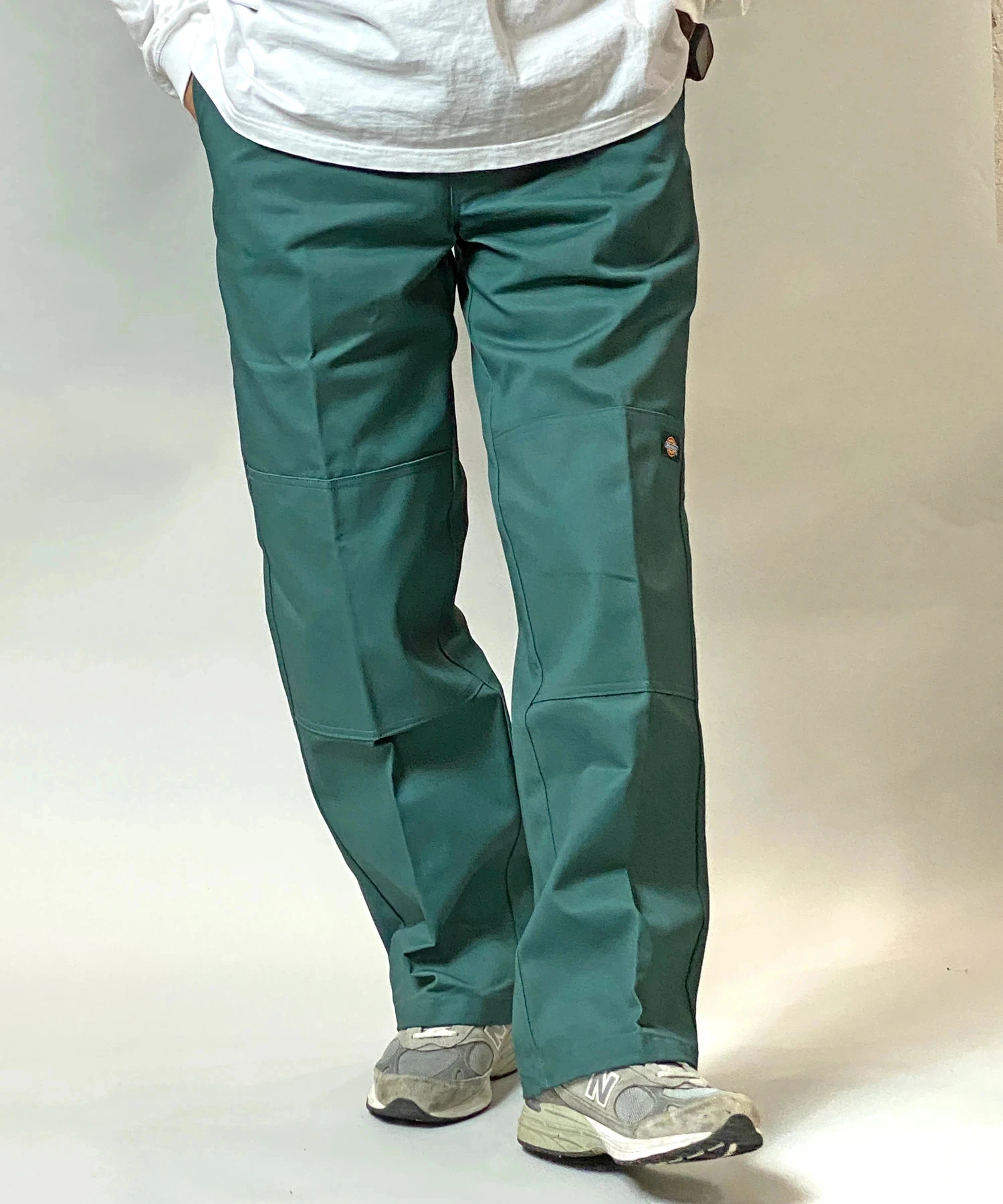 超希少】Dickies ディッキーズ ダブルニー ハンターグリーン
