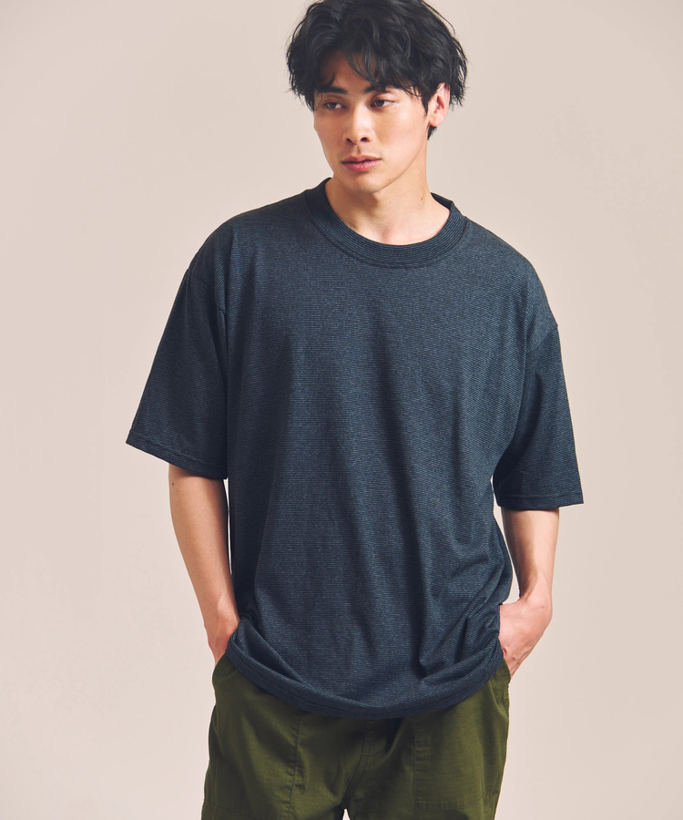 JACKROSE(ジャックローズ) |Cal Cru/カルクルー Adult 1/16 microstripe-SS TEE(MENS)
