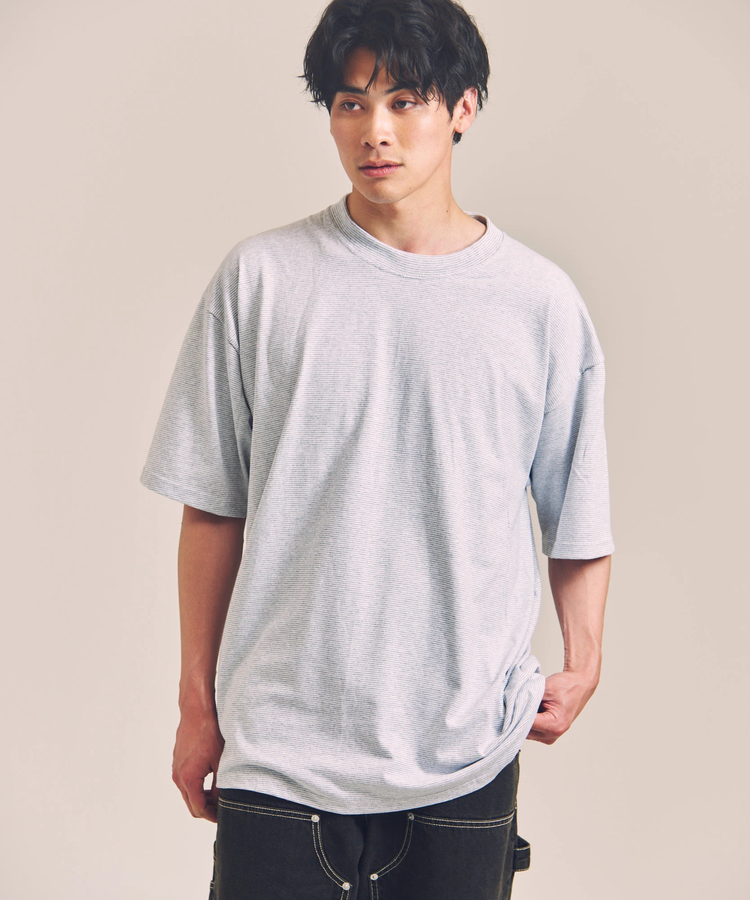 JACKROSE(ジャックローズ) |Cal Cru/カルクルー Adult 1/16 microstripe-SS TEE(MENS)