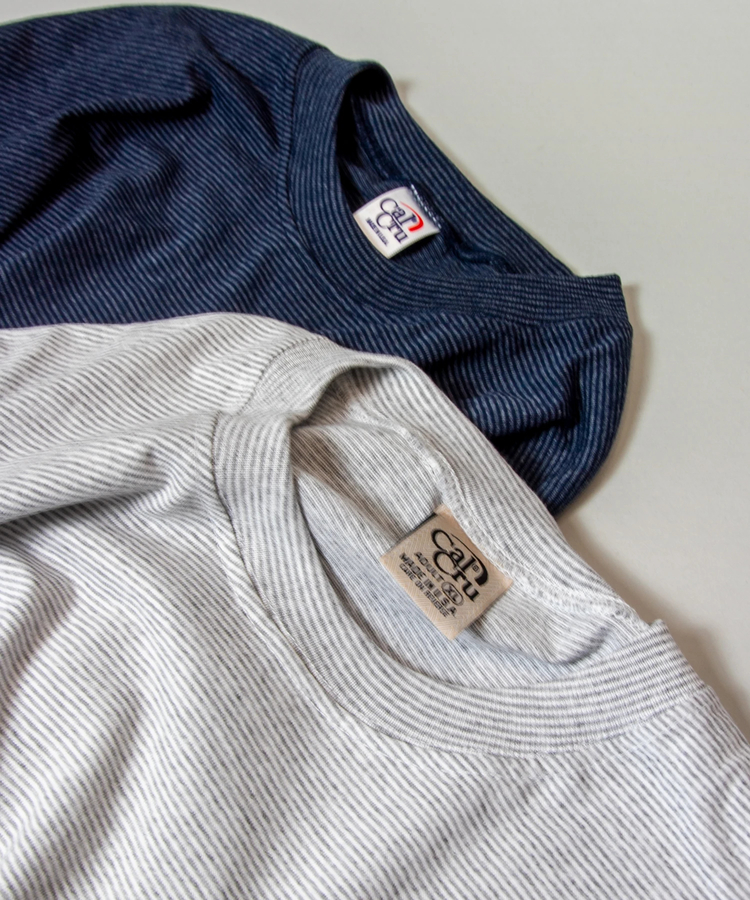 JACKROSE(ジャックローズ) |Cal Cru/カルクルー Adult 1/16 microstripe-SS TEE(MENS)