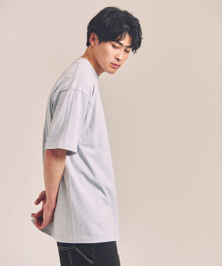 JACKROSE(ジャックローズ) |Cal Cru/カルクルー Adult 1/16 microstripe-SS TEE(MENS)