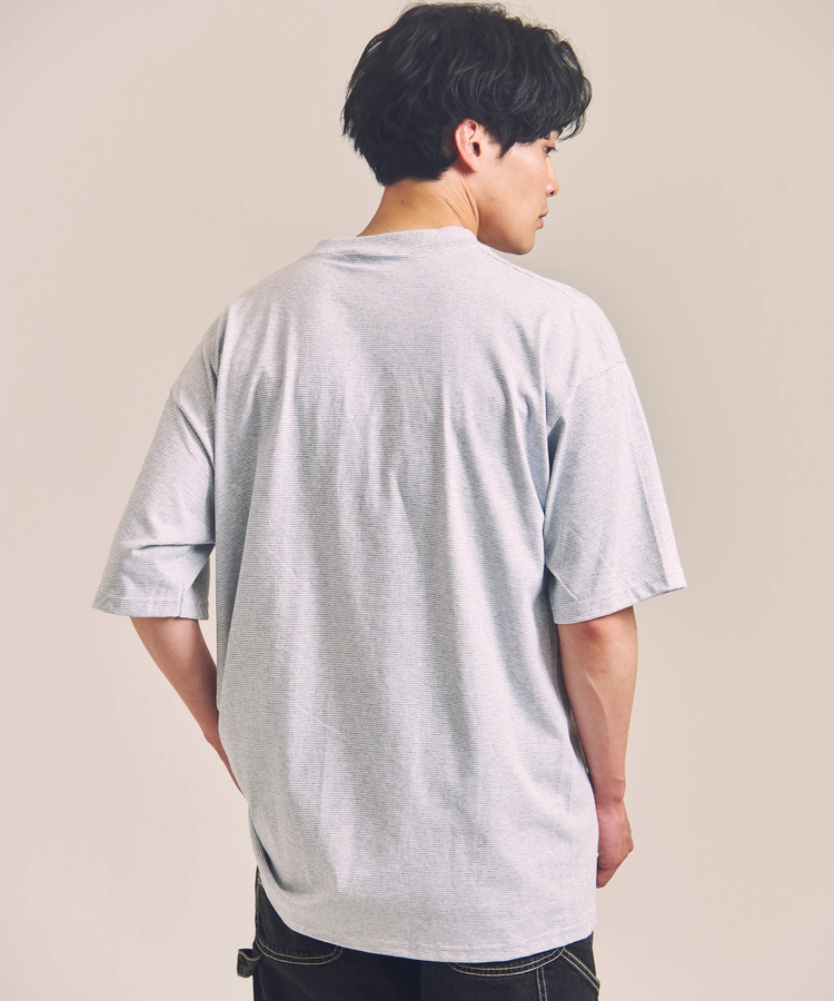 JACKROSE(ジャックローズ) |Cal Cru/カルクルー Adult 1/16 microstripe-SS TEE(MENS)