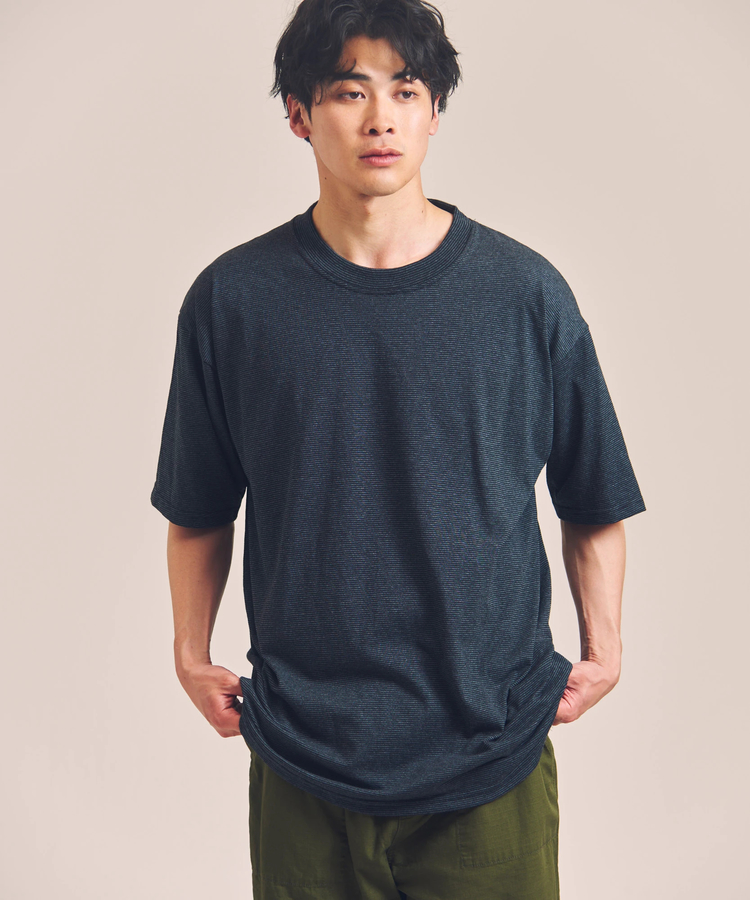 JACKROSE(ジャックローズ) |Cal Cru/カルクルー Adult 1/16 microstripe-SS TEE(MENS)