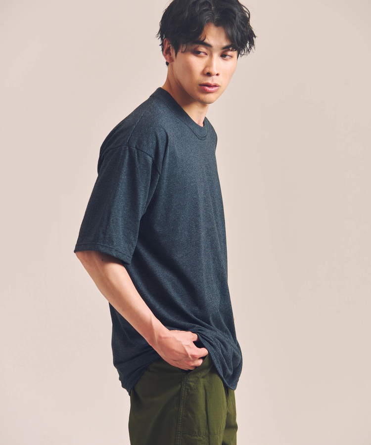 JACKROSE(ジャックローズ) |Cal Cru/カルクルー Adult 1/16 microstripe-SS TEE(MENS)