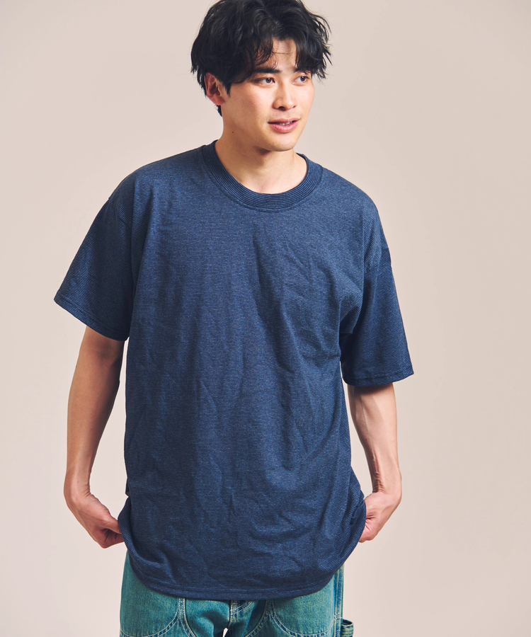 JACKROSE(ジャックローズ) |Cal Cru/カルクルー Adult 1/16 microstripe-SS TEE(MENS)