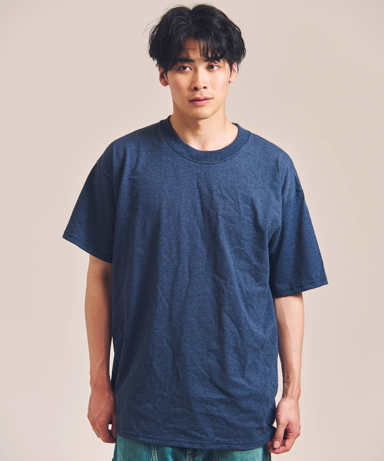JACKROSE(ジャックローズ) |Cal Cru/カルクルー Adult 1/16 microstripe-SS TEE(MENS)