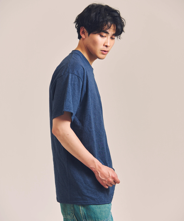 JACKROSE(ジャックローズ) |Cal Cru/カルクルー Adult 1/16 microstripe-SS TEE(MENS)