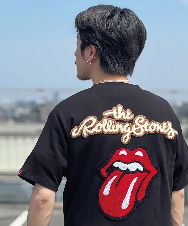 THE ROLLING STONES×JACKROSE】SAGARA EMBROIDERY SS TEE