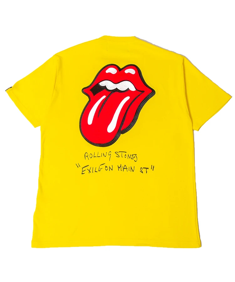 THE ROLLING STONES×JACKROSE】PATCHWORK LOGO SS TEE｜ファッション 