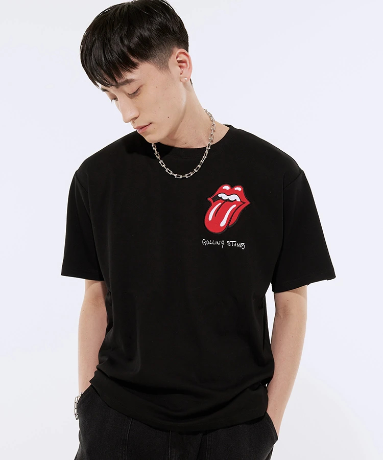 The Rolling Stones Black T-shirt Lサイズ