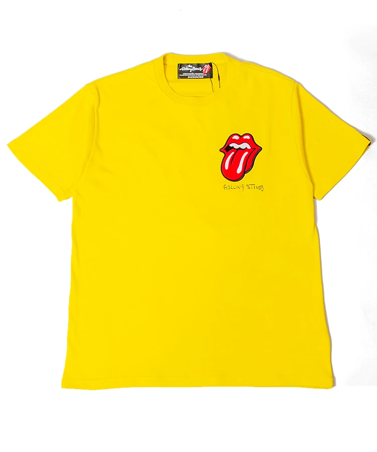 THE ROLLING STONES×JACKROSE】PATCHWORK LOGO SS TEE｜ファッション