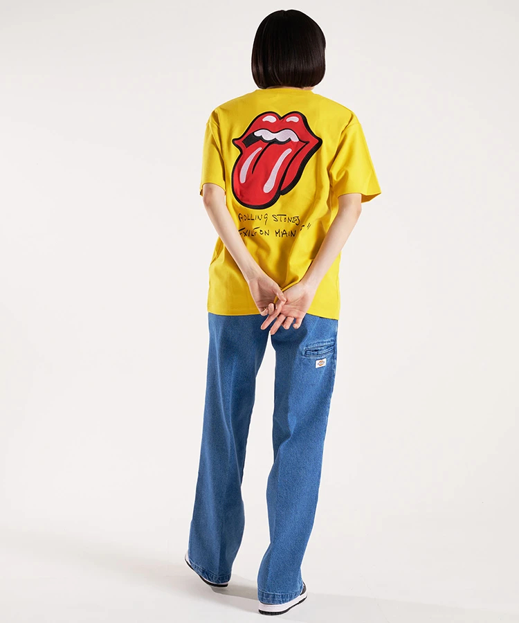 THE ROLLING STONES×JACKROSE】PATCHWORK LOGO SS TEE｜ファッション