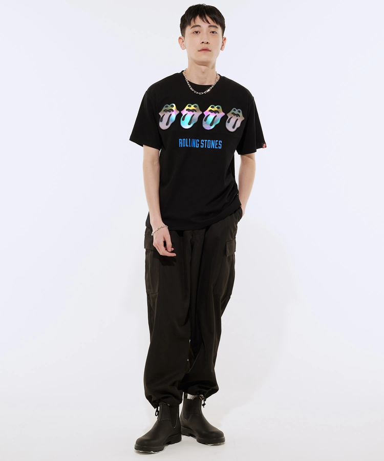 The Rolling Stones×JACKROSE】BLUE&LONESOME EMBOSSING SS TEE