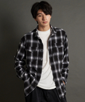 JACKROSE(ジャックローズ) |JE-OMBRE CHECK DAMAGE LS SHIRT