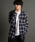 JACKROSE(ジャックローズ) |JE-OMBRE CHECK DAMAGE LS SHIRT