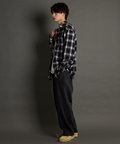 JACKROSE(ジャックローズ) |JE-OMBRE CHECK DAMAGE LS SHIRT