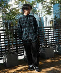 JACKROSE(ジャックローズ) |JE-OMBRE CHECK DAMAGE LS SHIRT