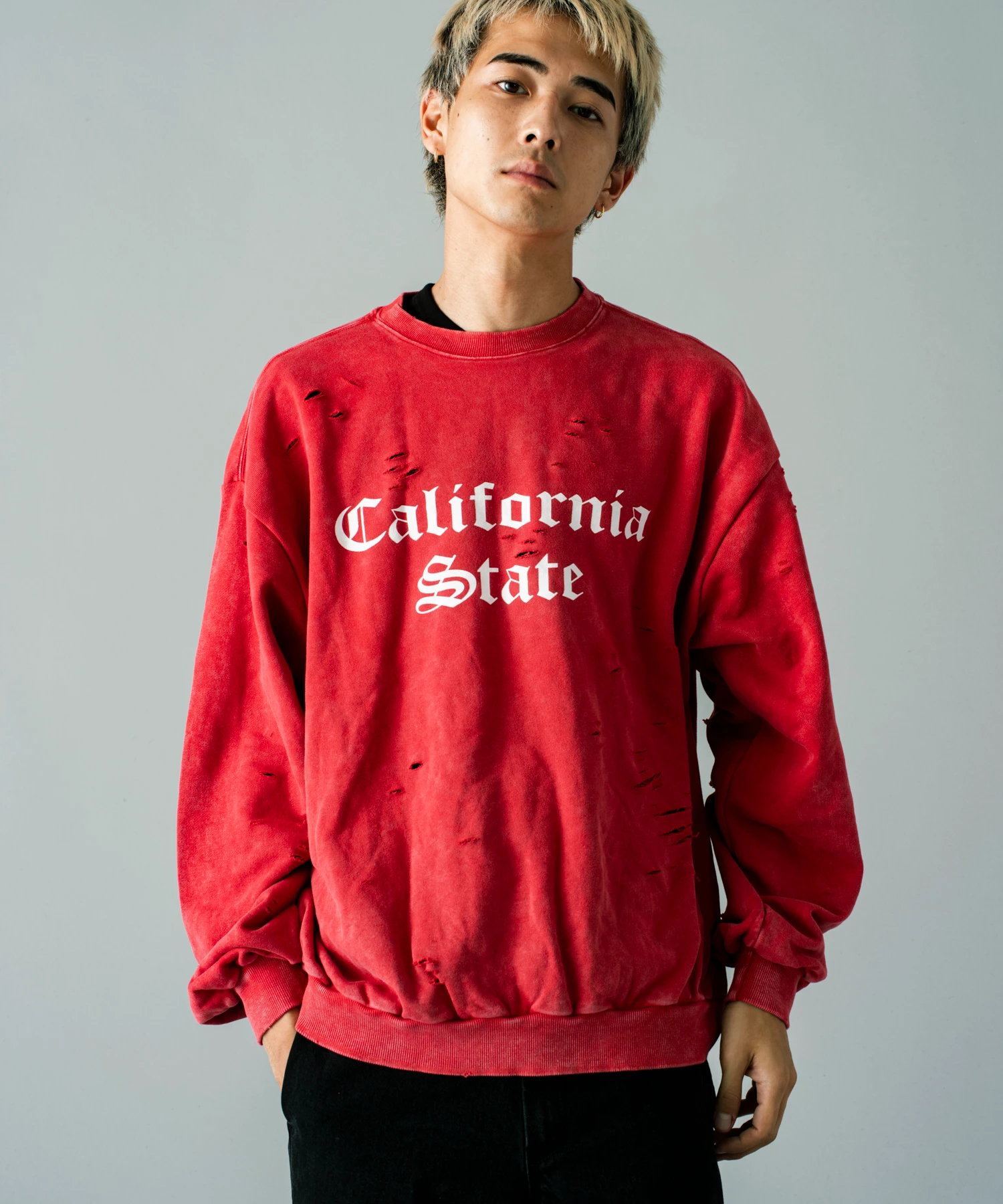 JE-DAMAGE COLLEGE-VINTAGE SWEAT｜ファッション通販 SANKO BAZAAR