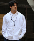 JACKROSE(ジャックローズ) |JE-ロザリオ刺繍 LS SHIRT(MENS)