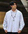 JACKROSE(ジャックローズ) |JE-ロザリオ刺繍 LS SHIRT(MENS)
