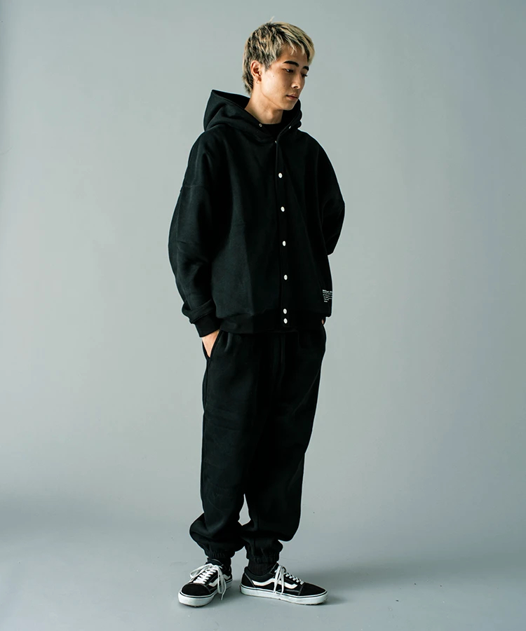 JE-HEAVY WEIGHT SNAP HOODIE ＊セットアップ対応｜ファッション通販