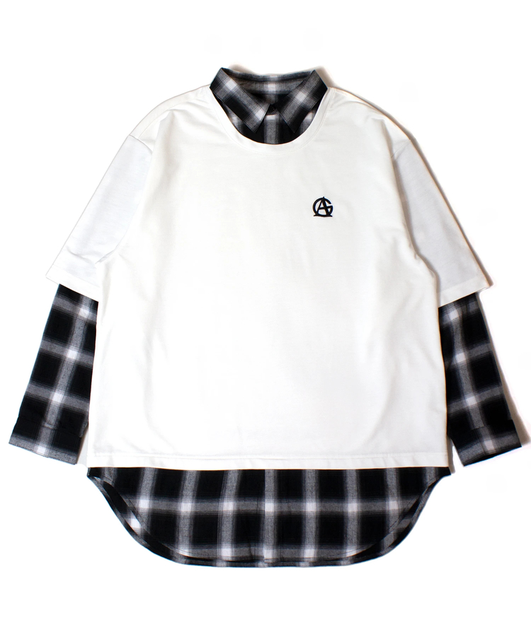 JACKROSE(ジャックローズ) |GA SHIRT-LAYERED TOP LS(MENS)