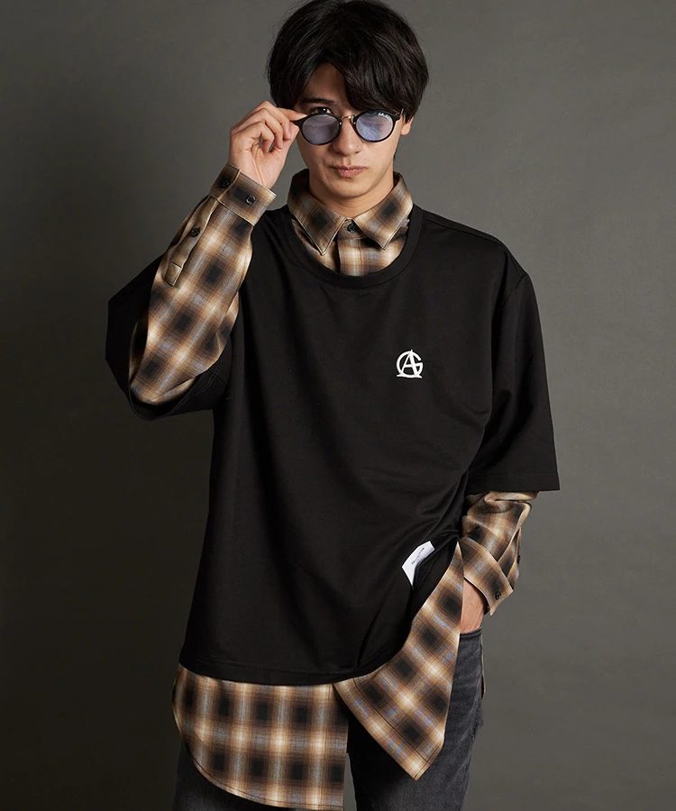 JACKROSE(ジャックローズ) |GA SHIRT-LAYERED TOP