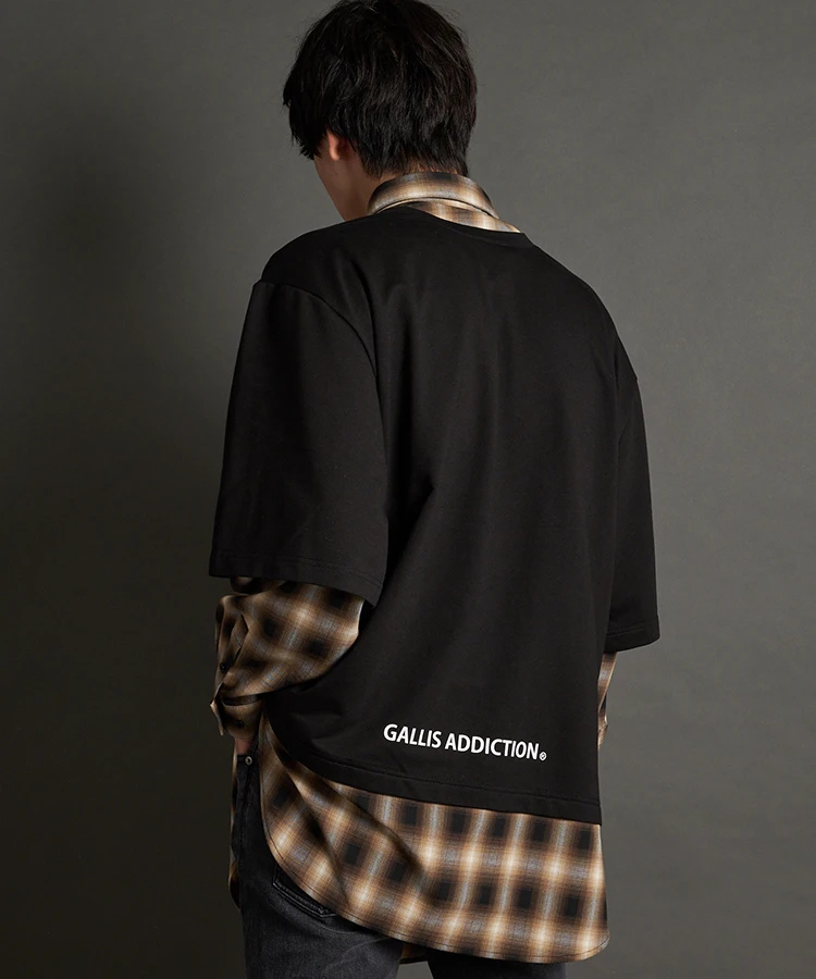 JACKROSE(ジャックローズ) |GA SHIRT-LAYERED TOP LS(MENS)