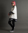 JACKROSE(ジャックローズ) |GA SHIRT-LAYERED TOP LS(MENS)