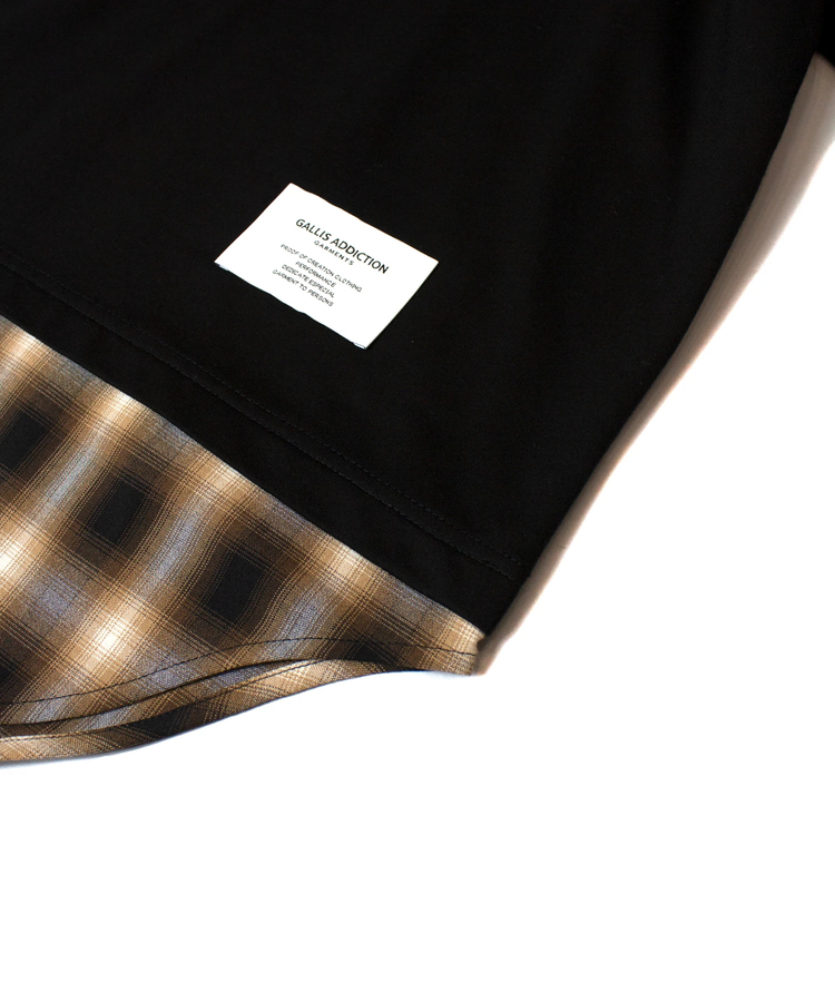 JACKROSE(ジャックローズ) |GA SHIRT-LAYERED TOP LS(MENS)