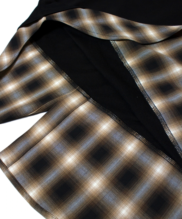 JACKROSE(ジャックローズ) |GA SHIRT-LAYERED TOP LS(MENS)