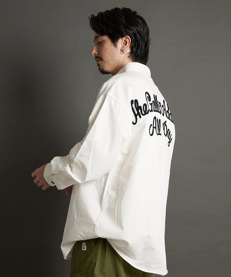 JACKROSE(ジャックローズ) |GA CHAIN 刺繍 L/S SHIRT(MENS)