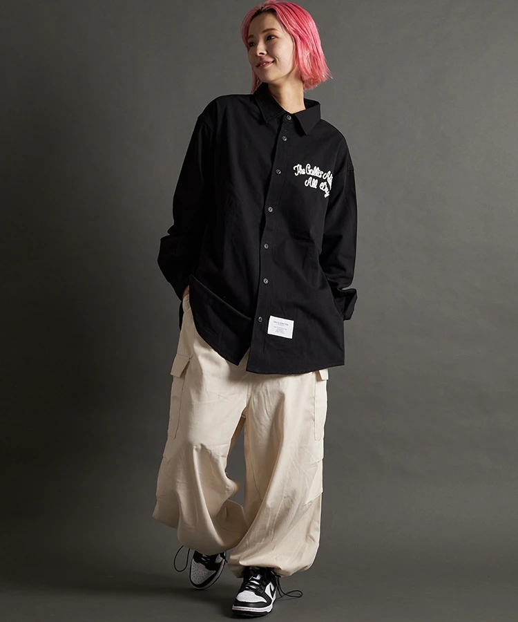 JACKROSE(ジャックローズ) |GA CHAIN 刺繍 L/S SHIRT(MENS)