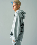 JACKROSE(ジャックローズ) |GA 裏毛OLD-ENGLISH刺繍HOODIE(MENS)