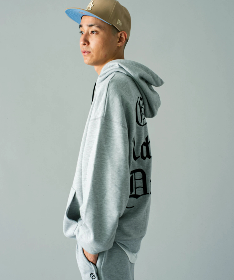 GA 裏毛OLD-ENGLISH刺繍HOODIE｜ファッション通販 SANKO BAZAAR