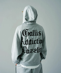 JACKROSE(ジャックローズ) |GA 裏毛OLD-ENGLISH刺繍HOODIE(MENS)